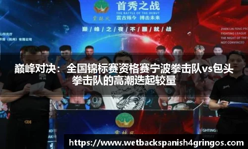巅峰对决：全国锦标赛资格赛宁波拳击队vs包头拳击队的高潮迭起较量